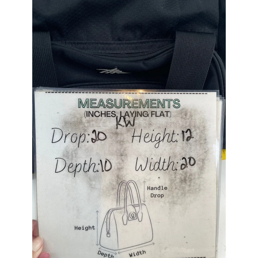 High Sierra Duffel Bag Unisex Large Black Excellent Kenworth Logo Travel Gym